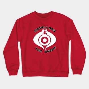 Bullseye Snek White Crewneck Sweatshirt